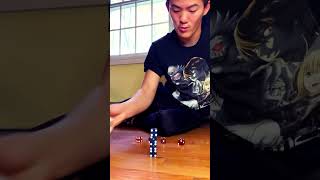 Dice stacking 🎲🔵🔴🟢#shorts #crazytricks #trickshots #insane #dicestacking #levelup