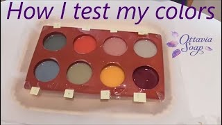 How I test my Colors