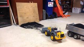 RC loader testing after repairs.