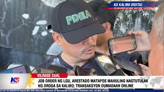 JOB ORDER NG LGU, ARESTADO SA PAGTUTULAK NG ILEGAL NA DROGA