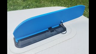 Paddleboard - best RIVER FIN / RUDDER - PRUSA MK4 3D PRINT / DJI MINI drone