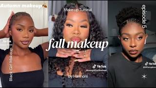 BLACK GIRL MAKEUP TUTORIAL | FALL EDITION 🍁🍂