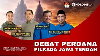 Debat Perdana Pasangan Calon Gubernur dan Wakil Gubernur Jawa Tengah 2024