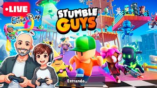 LIVE STUMBLE GUYS com PAIELISAPLAY E DUDUPLAY - AO VIVO - LIVE VERTICAL