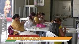 TALLER DE FOTOBORDADO EN LA CASA DE LAS MUJERES