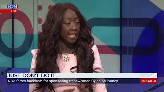 Nana Akua DESTROYS Trans Activist Guest in Nike trans debate. "DO NOT CALL ME A CIS WOMAN"