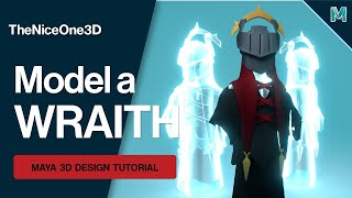 Ghost Wraith Character Model Walkthrough | Autodesk Maya 2021 for Beginners