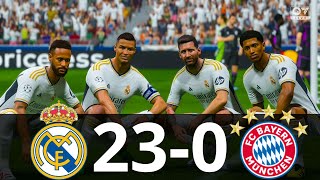 MESSI, RONALDO, MBAPPE, NEYMAR, ALL STARS | REAL MADRID 23-0 BAYERN MUNICH