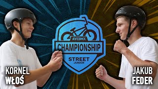 AveBmx Championship Street Junior - Kornel Włoś vs Jakub Feder [FINAŁ!]