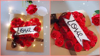 هدية روعه تنفع لكل مناسبات من الورق ❤️ هدية اقتصادية من الورق سهلة جدا 🌹#paper_gift#papercraft