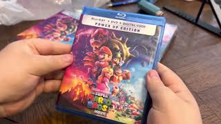 The Super Mario Bros. Movie (Blu-ray + DVD + Digital Code) Unboxing