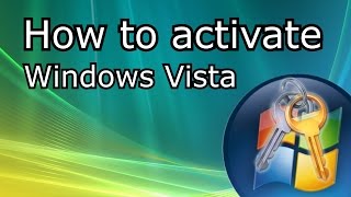 How to activate Windows Vista