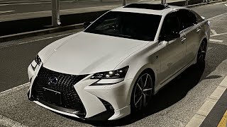 レクサスGS450h(LEXUS GS) Fスポーツ　夜間撮影