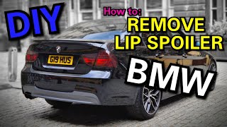 HOW TO REMOVE REAR SPOILER | BMW E90