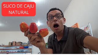 COMO FAZER SUCO DE CAJU NATURAL