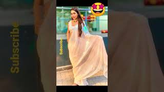 #surbhi different Awesome  Saree dresse with poses /Pasoori Song 🤟 see in which she is Stunning?🤩