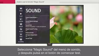 Soporte LG España - Ajuste de sonido Magic Sound en webOS 3 en SmartTV LG