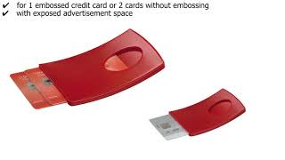 Credit card sleeve ARCHED