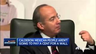 «El primer perdedor de las políticas de Trump sería EE.UU.» Felipe Calderón