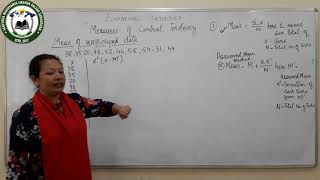 Education (12 Arts) Educational Statistics(Measures of Central Tendency) by Namita Mukhia