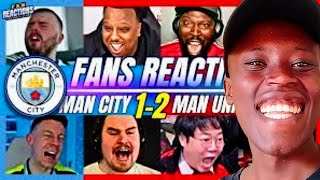 FANS REACTION TO Man City 1-2 MANCHESTER UNITED MATCH