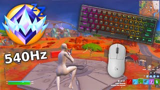 SteelSeries Apex Pro Mini ASMR 😴 Solo Gameplay 🏆 Satisfying Keyboard Fortnite 540 FPS 4K ⭐