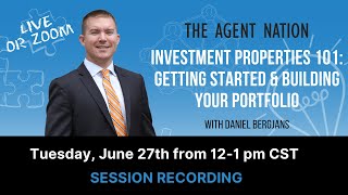 Session Recording: Investment Properties 101