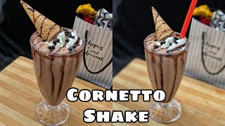 Cornetto Shake Recipe | Double Chocolate Cornetto Shake | Easy Cornetto Shake Recipe | Shake Recipe