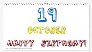 19 October Special New Birthday Status Video, happy birthday wishes, birthday msg quotes जन्मदिन