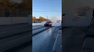 Massive Burnout from this ZL1 Camaro #shorts #viral #dragracing #burnout #camaro #racecar #car