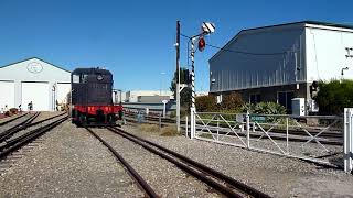 NRM loco Ken with Railway museum train