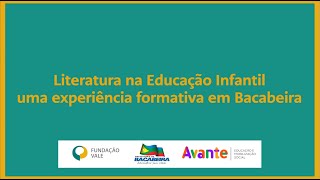 Literatura na Educação Infantil: uma experiência formativa em Bacabeira