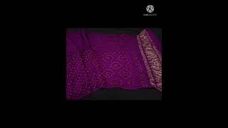 Pure modal silk Nakshi pallu