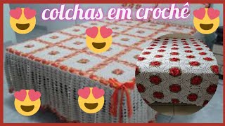 colcha de cama em crochê #amocroche