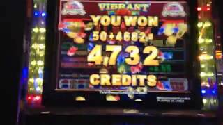 Konami Vibrant Flowers over 500 times bet bonus win