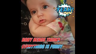 BABY LAUGHS AT MOMMYS BUTT HAHAHA😁😘😛🤯