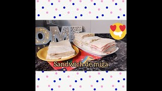 cómo hacer SANDWICH DE MIGA  caseros