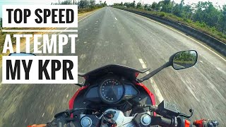 Top Speed Attempt || KPR 150R || Jessore Road |top end