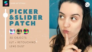 3 Smart Ways to use the Native UI Picker + Slider Patch in Spark AR