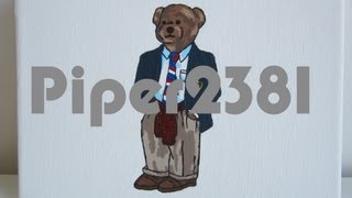 Polo Teddy Bear Painting