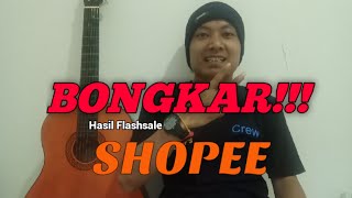 SHOPEE || UNBOXING PULUHAN BARANG HASIL FLASHSALE DARI SHOPEE OLSHOP