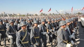 Parada Militar 1989 en Chile-Ejército de Chile completo