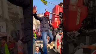 Top 2 Dangerous stunt by💀//SWARAJ 855 💀🚜 #youtubeshorts #viral