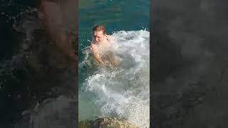 Epic but cool Fail at the natural pools maderia