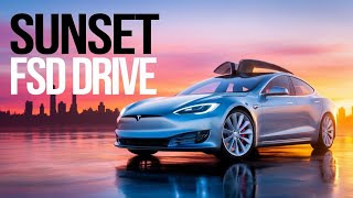 THE AMAZING AUTONOMOUS #asmr #navigation  OF A TESLA