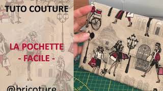 030 - Tuto Facile Couture pour Débutant : Comment coudre une Pochette format A5.