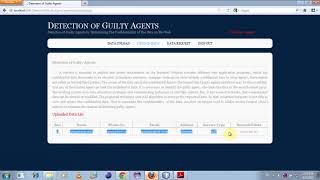 Detection of Guilty Agents by Maintaining The Confidentiality of The Data on The Web