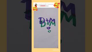 cute name 🥰/choose your Frist letter D+M🥰🥰#lovely Name try D+M/short #shortvideo /alphabet 🔤❤️❤️❤️