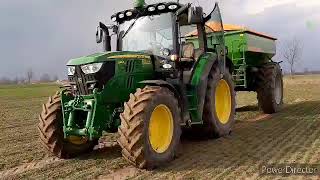 🔥sianie nawozu 2020🔥| John Deere 6115r & Amazone ZG-B x drive 8200