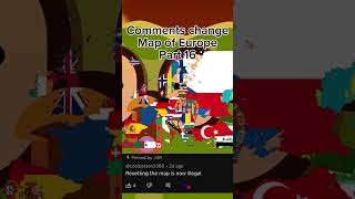 Comments change map of Europe||part 16 #map #duolingo #geography